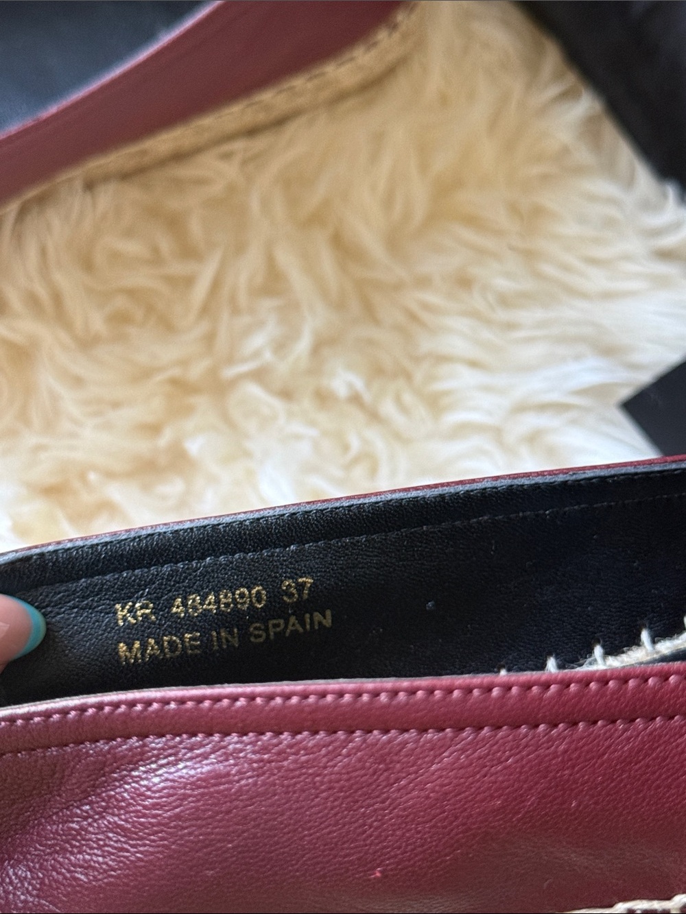 Saint Laurent Burgundy Espadrilles - Picture 5 of 8